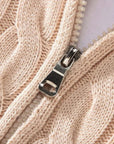 Pasano Cable Knit Zip Up
