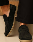 Suede Leather Loafers