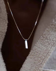 Minimalistic Rectangle Necklace