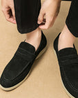 Suede Leather Loafers