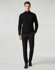 ZERMATT High Collar Half Zip Sweater