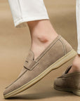 Suede Leather Loafers