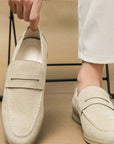 Suede Leather Loafers
