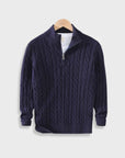 Pasano Cable Knit Zip Up