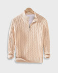 Pasano Cable Knit Zip Up