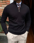 ROMA Quarter Zip Sweater