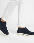 High Suede Loafers