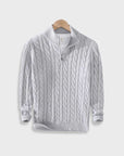 Pasano Cable Knit Zip Up