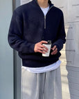JEONJU Half Zip Sweater