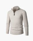 ZERMATT High Collar Half Zip Sweater