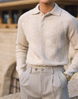 ASAN Knitted Polo Sweater