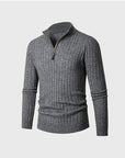 ZERMATT High Collar Half Zip Sweater