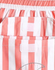 Striped Red Swimshort Monaco
